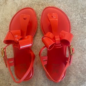 Toddler girls red sandals